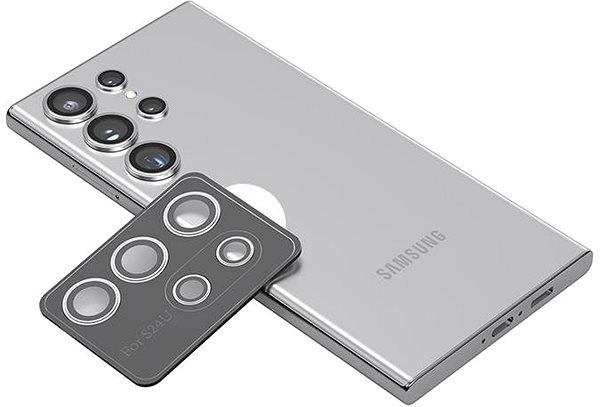 Üvegfólia Blueo Camera Lens Protector Silver Samsung Galaxy S24 Ultra kameravédő fólia ...