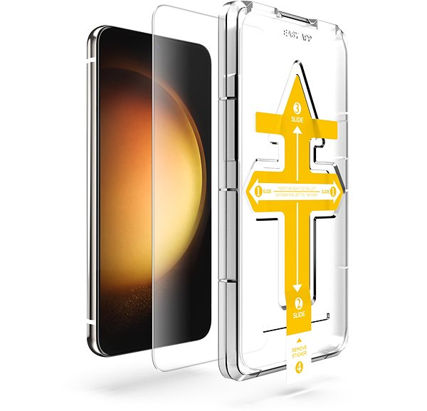 Üvegfólia Mobile Origin Screen Guard Samsung Galaxy S23 üvegfólia + applikátor ...