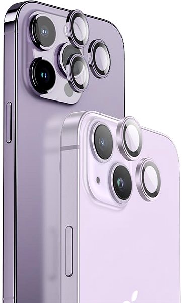 Kamera védő fólia Mobile Origin Blueo Sapphire Crystal Camera Lens Protector Golden iPhone 14 Pro/14 Pro Max üvegfólia ...