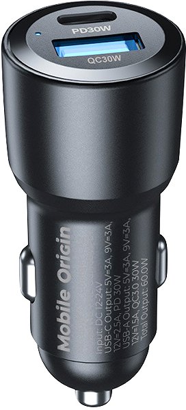 Car Charger Mobile Origin Car Charger 60W USB-C and USB-A ...