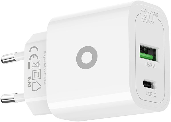 Wall Charger Mobile Origin PD20W Wall Charger MO12 1 USB-A + 1 USB-C ...