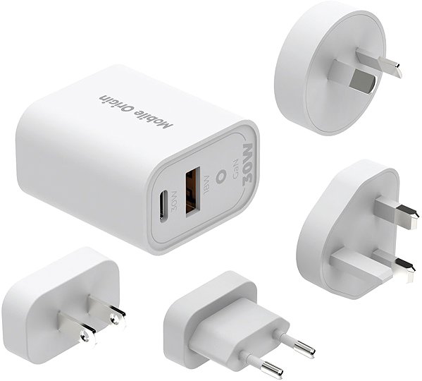 Wall Charger Mobile Origin GaN 30W Travel Charger MO14, EU, USA, UK, AUS ...