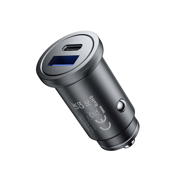 Car Charger Mobile Origin Metal Car Charger 30W, CA12 USB-C USB-A ...