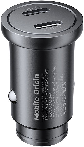 Car Charger Mobile Origin Metal Car Charger 30W, CA13 2x USB-C ...
