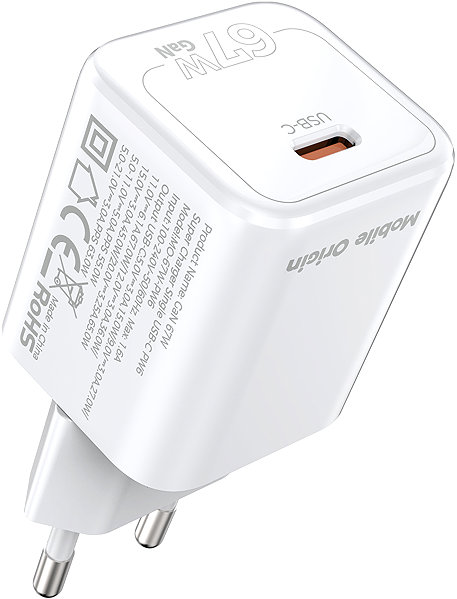 Wall Charger Mobile Origin GaN 67W Super Charger Single USB-C PW6 ...