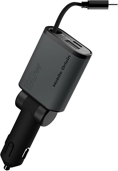 Car Charger Mobile Origin 3in1 50W Car Charger CA27 USB-C + USB-A USB-C Cable ...
