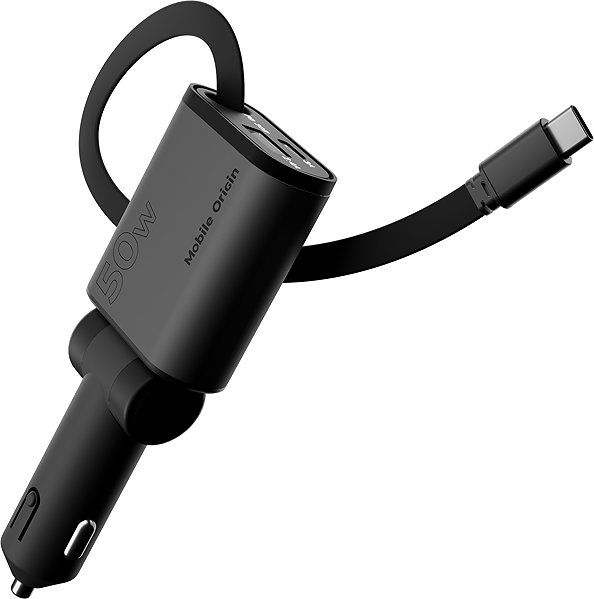 Car Charger Mobile Origin 3in1 50W Car Charger CA27 USB-C + USB-A USB-C Cable ...