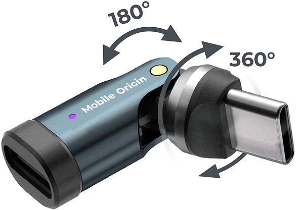 Adapter Mobile Origin 60W USB-C 540° Rotating Adapter CB13 ...