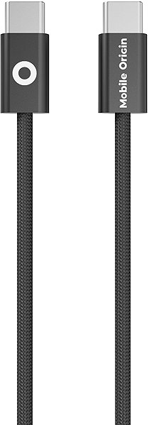 Data Cable Mobile Origin 60W UltraSlim USB-C to USB-C Cable 1m CB11 Black ...