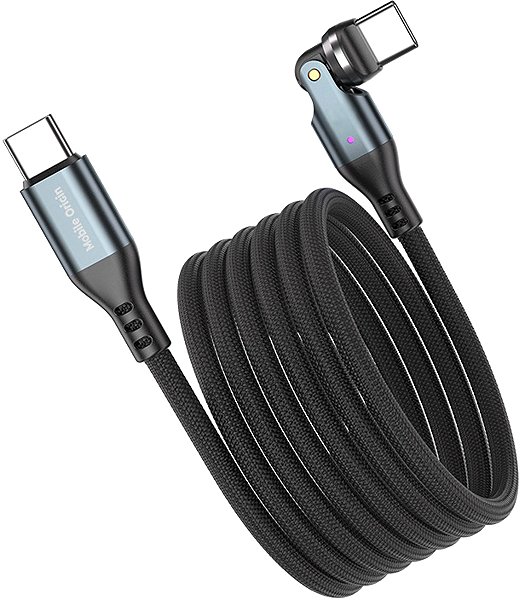 Data Cable Mobile Origin 60W Magnetic 540° Rotating USB-C to USB-C Cable 1 m CB14 ...
