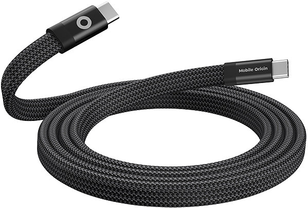 Data Cable Mobile Origin Magnetic Flat Patented Original Cable USB-C to USB-C 1m, Black ...
