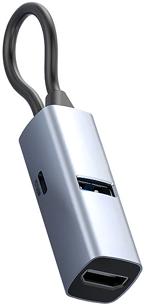 USB Hub Mobile Origin 3in1 CompactHub HB1 - USB-A, USB-C, HDMI, USB-C Cable ...