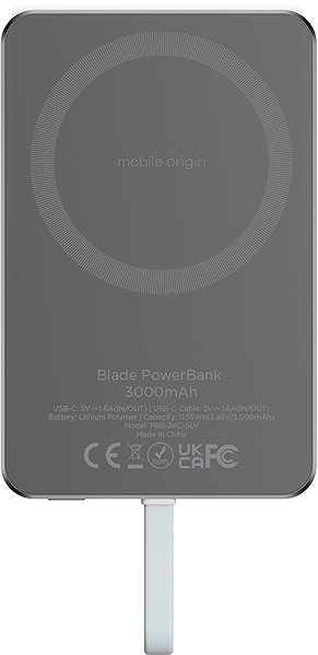 Power Bank Mobile Origin Blade PowerBank 3000mAh Grey ...
