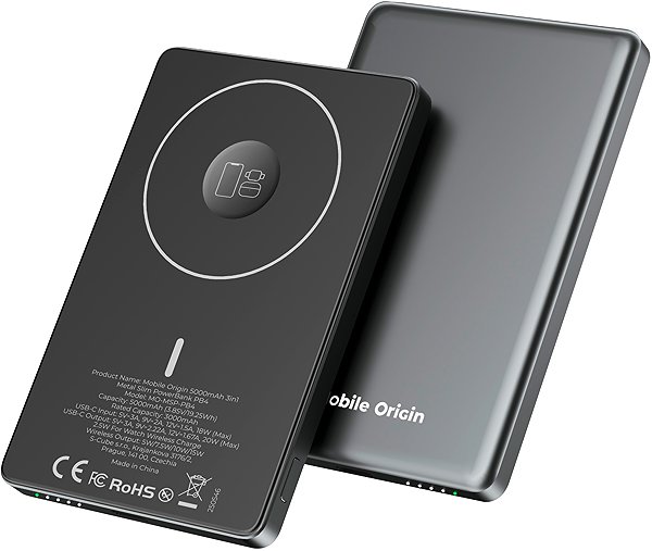 Power Bank Mobile Origin 5000mAh 3in1 Metal Slim PowerBank PB4 ...