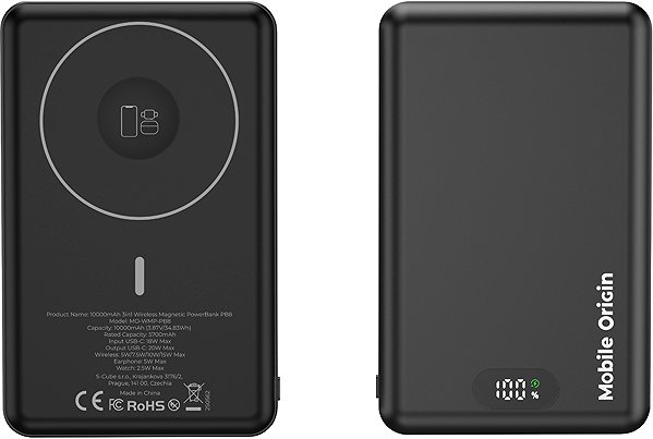 Power Bank Mobile Origin 10000mAh 3in1 Wireless Magnetic PowerBank PB8 ...