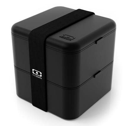 Snack Box MonBento Square | black Lateral view