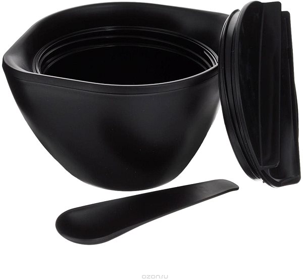 Snack Box MonBento Lib Black | black Lateral view