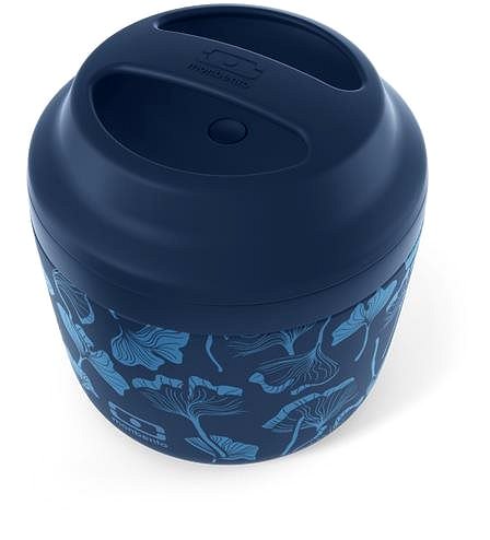 Snack Box MonBento Thermobox for snacks Element Ginkgo Lateral view