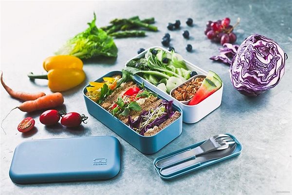 Snack Box MonBento Original Denim | dark blue Lifestyle