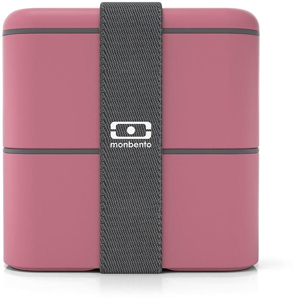 Snack Box MonBento Square Blush | burgundy Screen