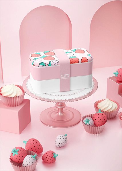 Snack Box MonBento Original Graphic | Strawberry Lifestyle
