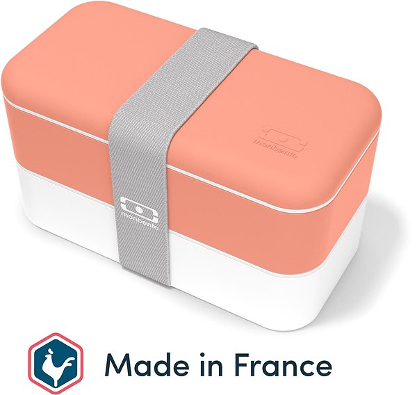 Snack Box MonBento Original Orange Tropical | orange Lateral view