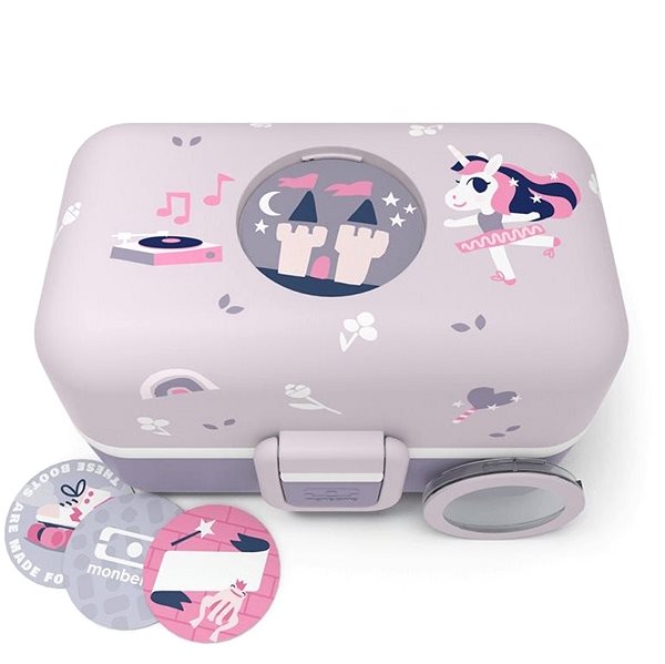 Snack Box MonBento Tresor Purple Unicorn | light purple Screen