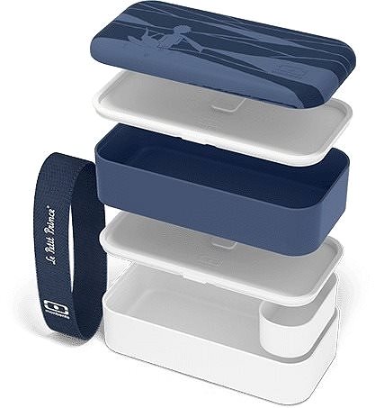 Snack Box MonBento Original Graphic Le Petit Prince | dark purple Features/technology