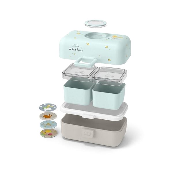 Snack Box MonBento Tresor Le Petit Prince | turquoise Features/technology