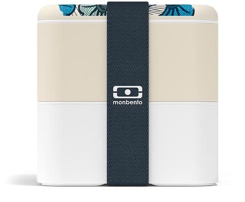 Snack Box MonBento Snack Box Square Onyx Blue Wax Screen