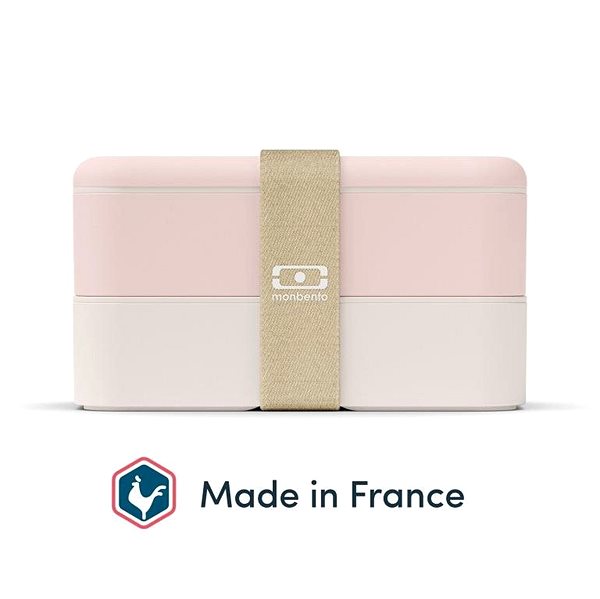 Snack Box MonBento Original Natural Pink | Pink Screen