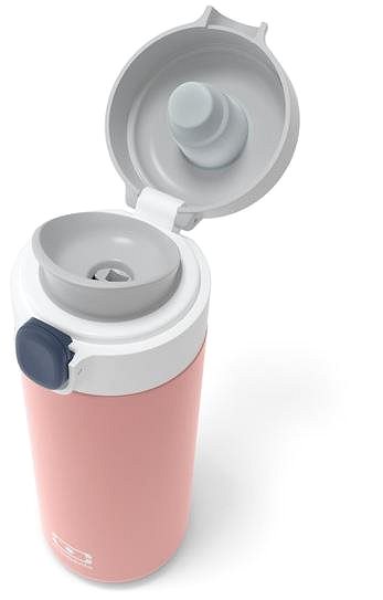 Thermal Mug MonBento Thermo mug Pop Pink Flamingo, pink Lateral view