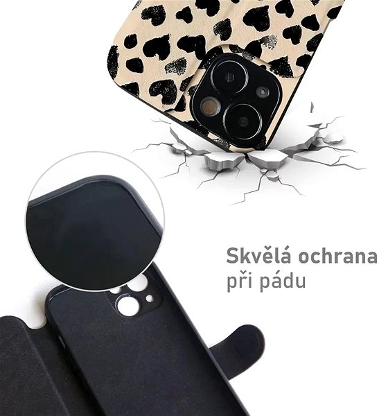 Pouzdro na mobil Mobiwear Design PRO knížkové flip pro Apple iPhone 15 Plus - PA63G ...