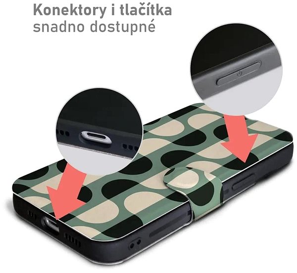 Pouzdro na mobil Mobiwear Design PRO knížkové flip pro Apple iPhone 15 Plus - PA63G ...