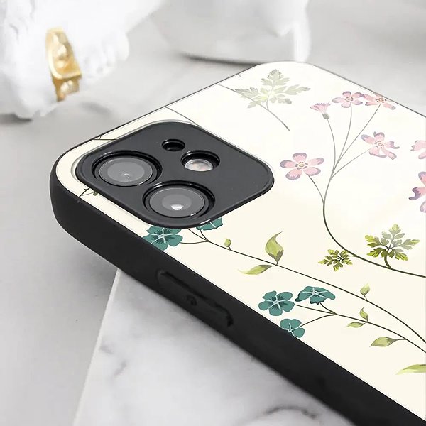 Telefon tok Mobiwear Glossy Vivo V70 5G fényes tok - G035G, vékony szárú növények ...