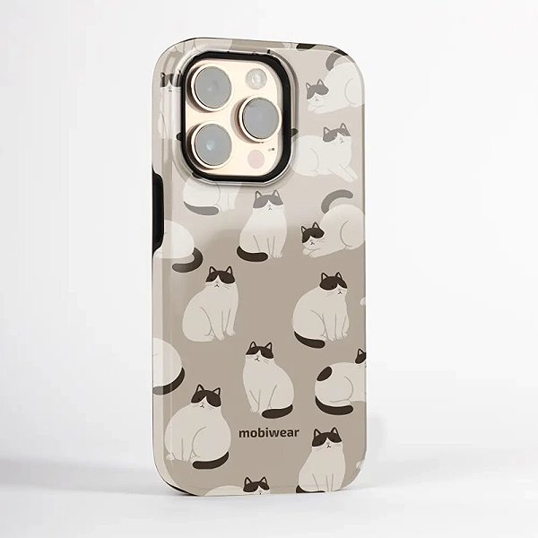 Telefon tok Mobiwear Xiaomi 17 Ultra ellenálló tok - Elite Pro, E160E, cicák ...
