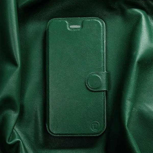 Puzdro na mobil Mobiwear kožené flip na Samsung Galaxy S23 – Zelené ...