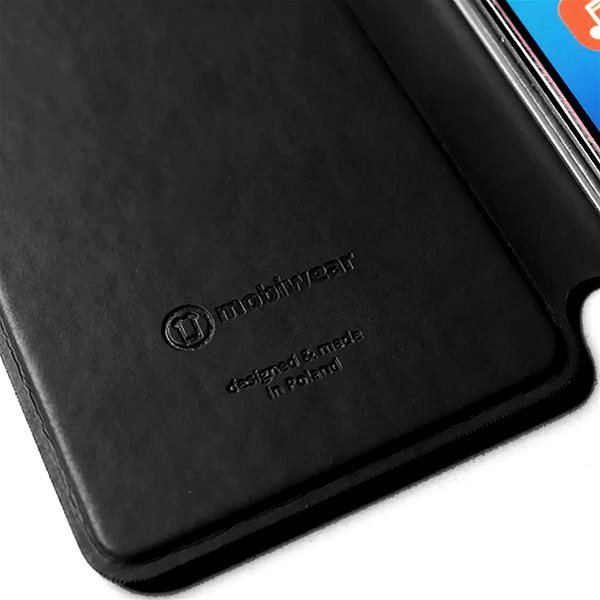Pouzdro na mobil Mobiwear Soft Touch flip knížkové pro Honor 200 Lite - Modré & Černé ...