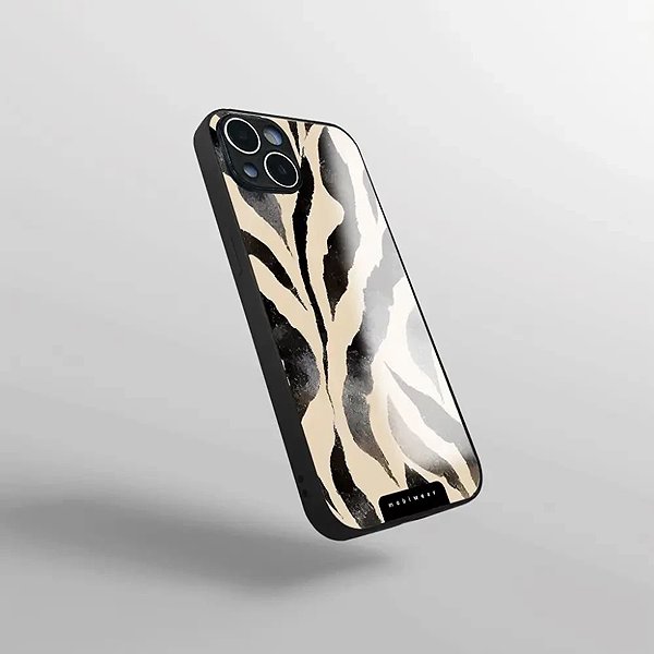 Telefon tok Mobiwear Glossy Samsung Galaxy A17 / A17 5G zebra fényes tok ...