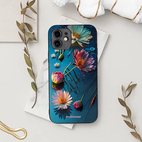Telefon tok Mobiwear Glossy OnePlus Nord CE5 felszíni virágok fényes tok ...