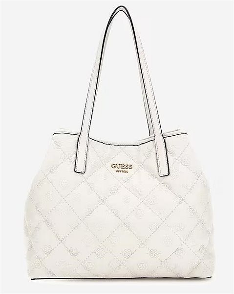 Kabelka GUESS Vikky 4G Peony Logo Shopper Bílá ...