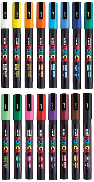 Markers UNI Posca 3M 16 pcs .
