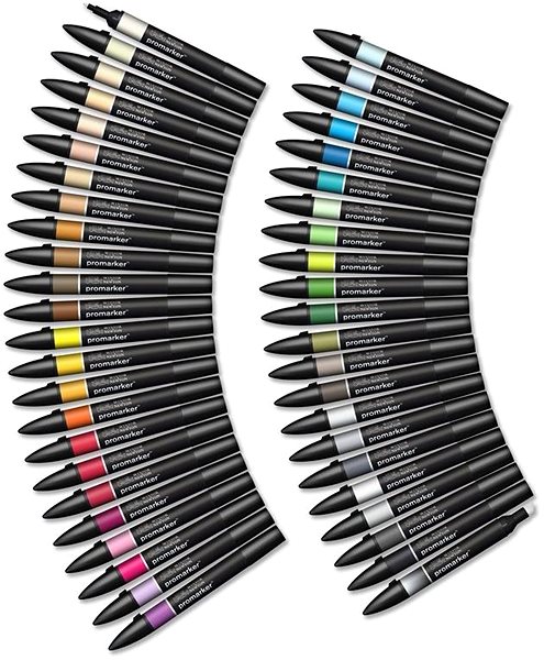 WINSOR NEWTON Double Sided Fine Chisel 48 pcs Essential collection set .
