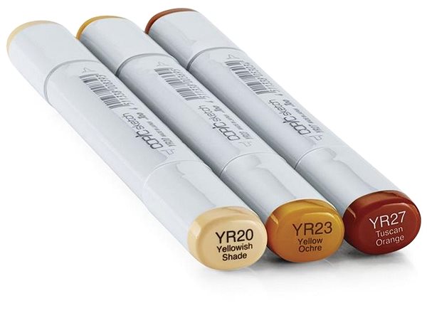 COPIC Sketch double-sided Brush Chisel 3 pcs fusion set 4 .