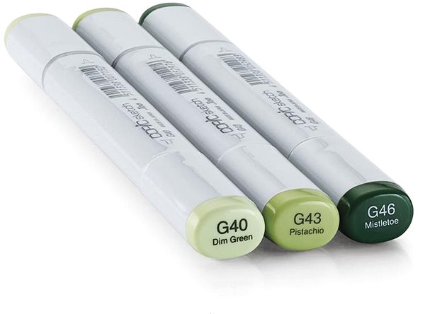 COPIC Sketch double-sided Brush Chisel 3 pcs fusion set 5 .