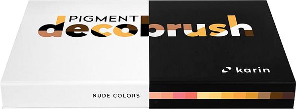 Fixy KARIN DecoBrush Pigment 12 ks Nude Colors ...