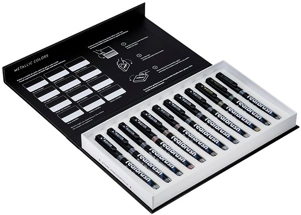 Fixy KARIN RealBrush Metallic 12 ks ...