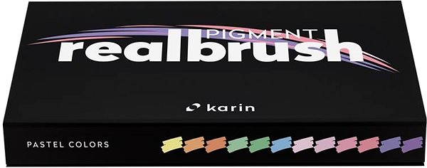 Fixy KARIN RealBrush Pigment 12 ks Pastel Colors ...