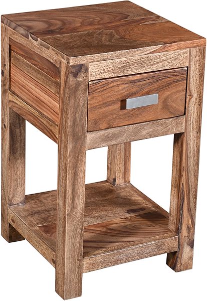 Éjjeliszekrény Peter Sheesham Wood Handmade ...