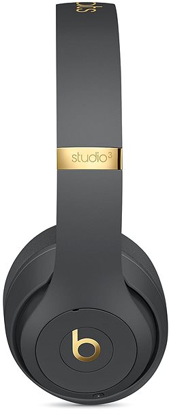 Vezeték nélküli fül-/fejhallgató Beats Studio3 Wireless - Skyline Collection - árnyszürke Oldalnézet